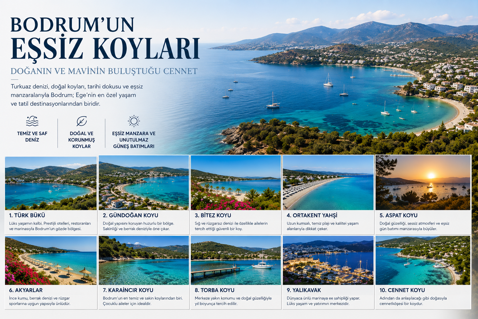 Bodrum'un Eşsiz Koyları